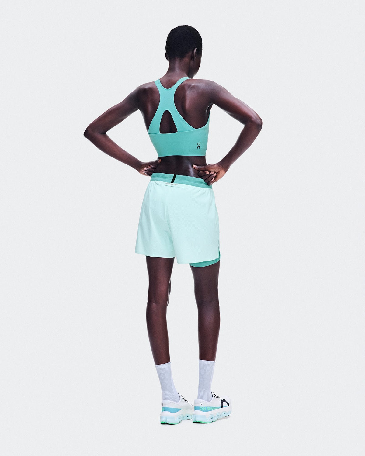  Performance Crop femme - Aquamarine