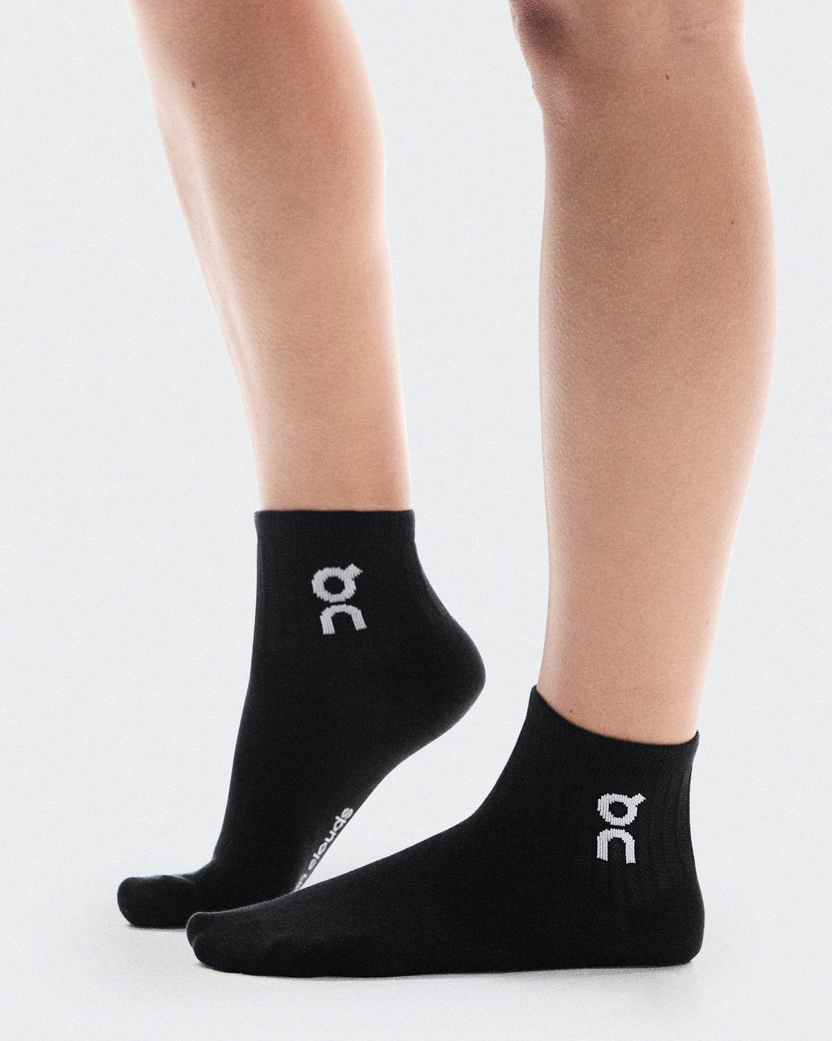 Logo Sock Mid 3P - Black