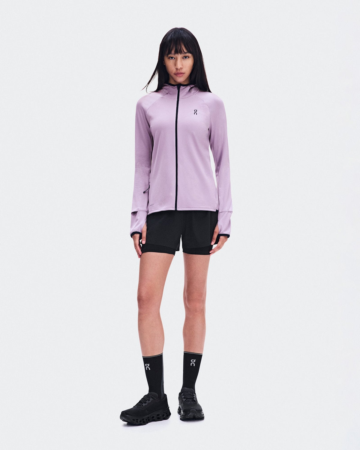  Climate Zip Hoodie femme - Mallow