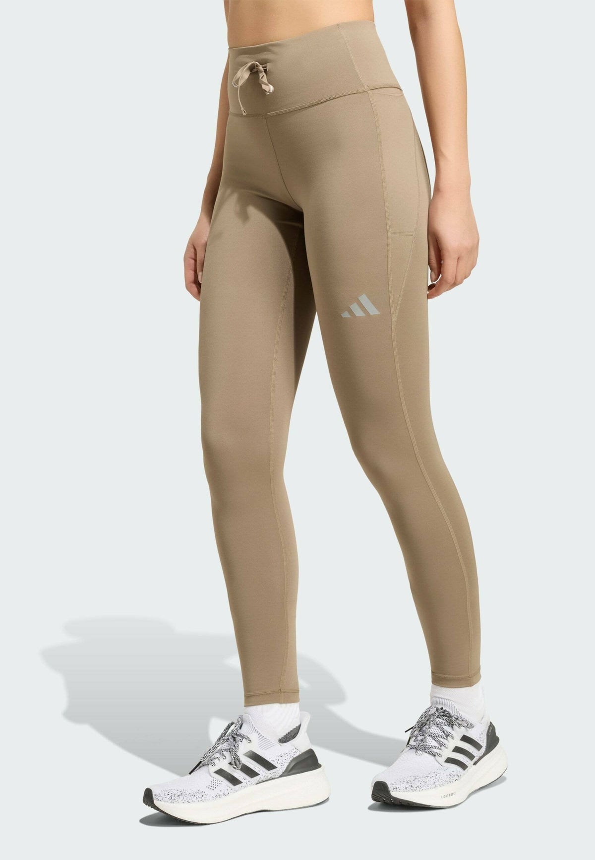 adidas Performance Run Ess 1/1 L – Collants de running Femme – khaki six/kaki