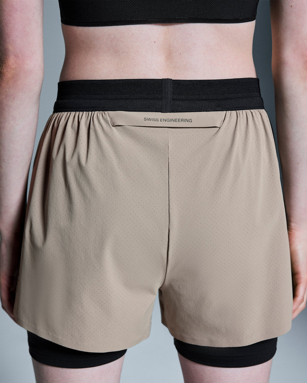  3" Performance 2/1 Shorts femme - Cinder | Black