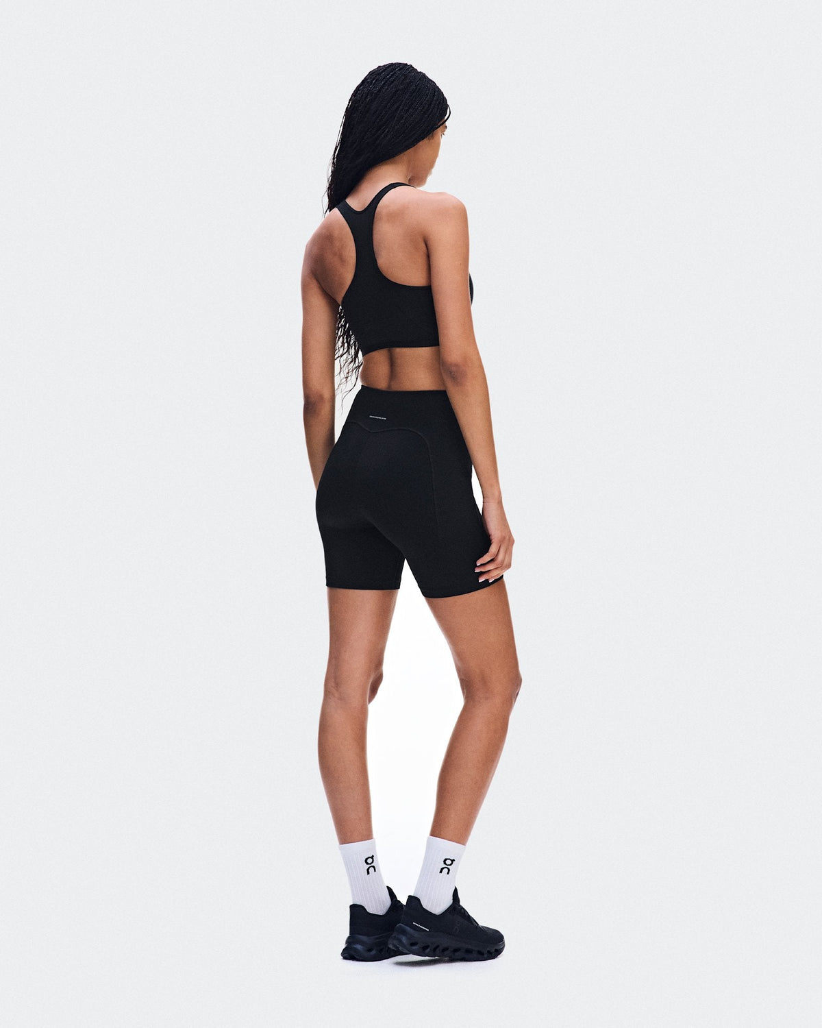  Train Tights Short 6" femme - Black