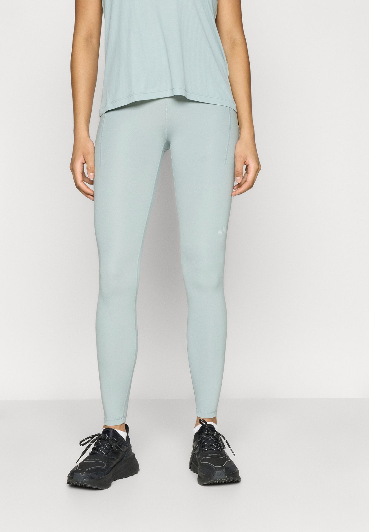 adidas Performance adi365 3S 1/1 L – Collants de running Femme – sage/gris