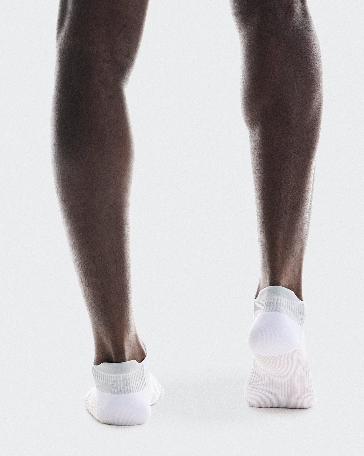 Performance Run Sock Low - White | Glacier
