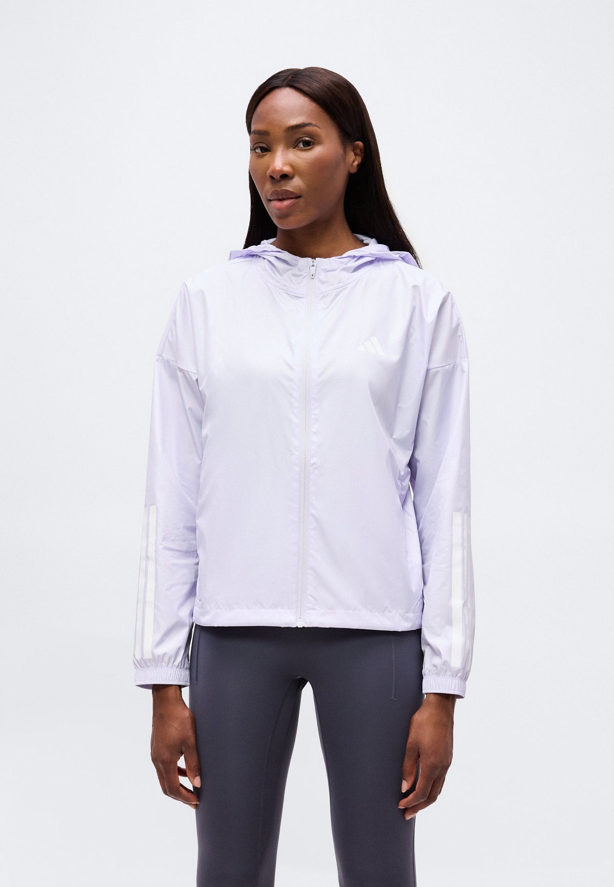 adidas Performance Hyperglam 3 Stripes – Sweat à capuche Femme – frozen purple/lilas