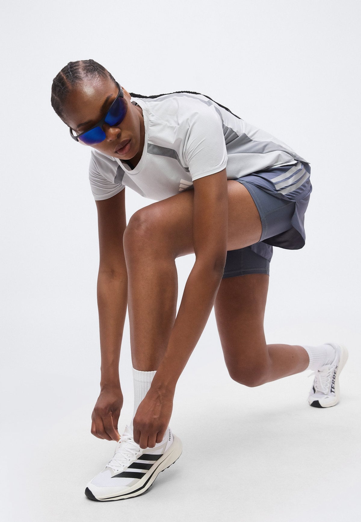 adidas Performance adi365 – Short 2 en 1 Femme – onix/anthracite