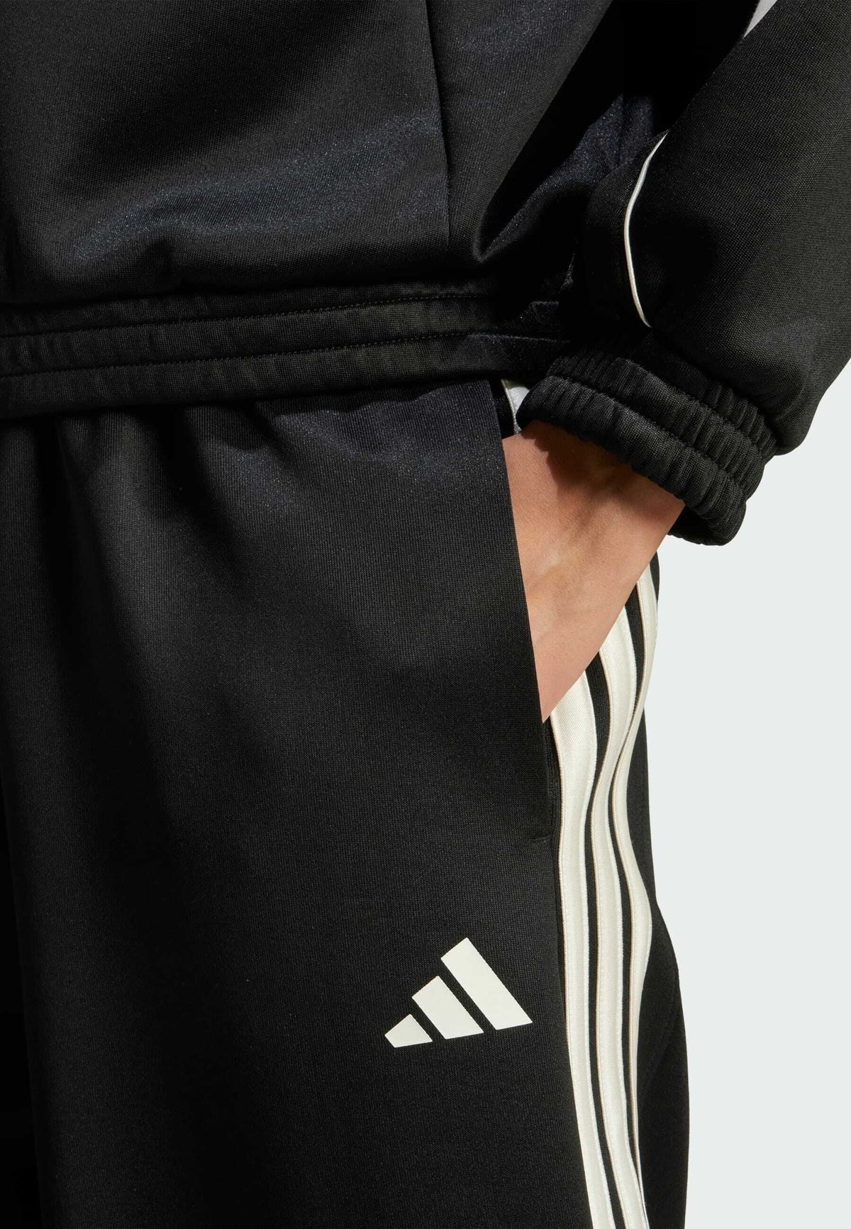adidas Sportswear W Stadium TP – Pantalon de survêtement Femme – black white/noir