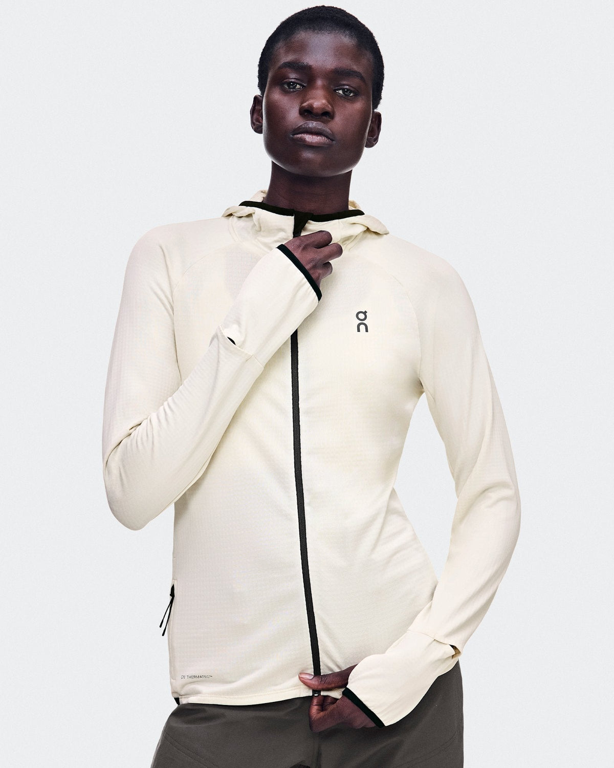  Climate Zip Hoodie femme - Hare