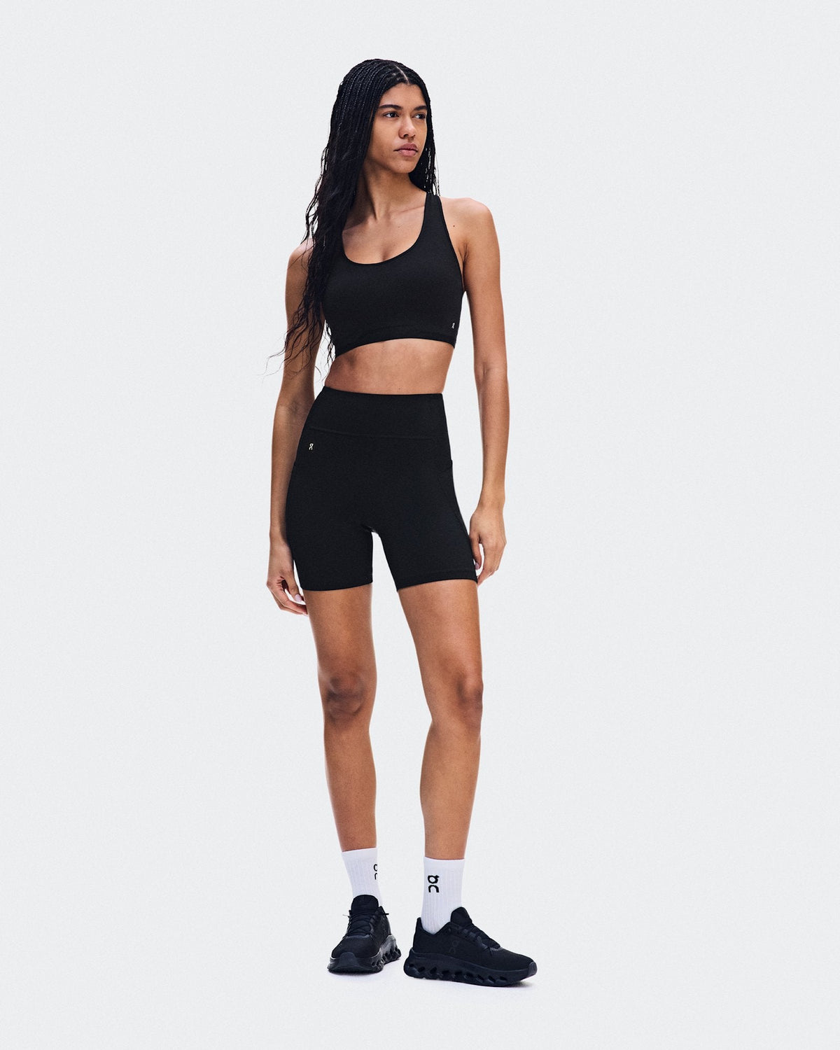  Train Tights Short 6" femme - Black