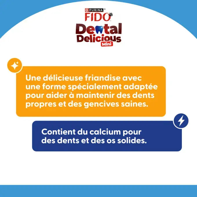 FIDO® Dental Delicious Mini 130g - Friandise pour chien
