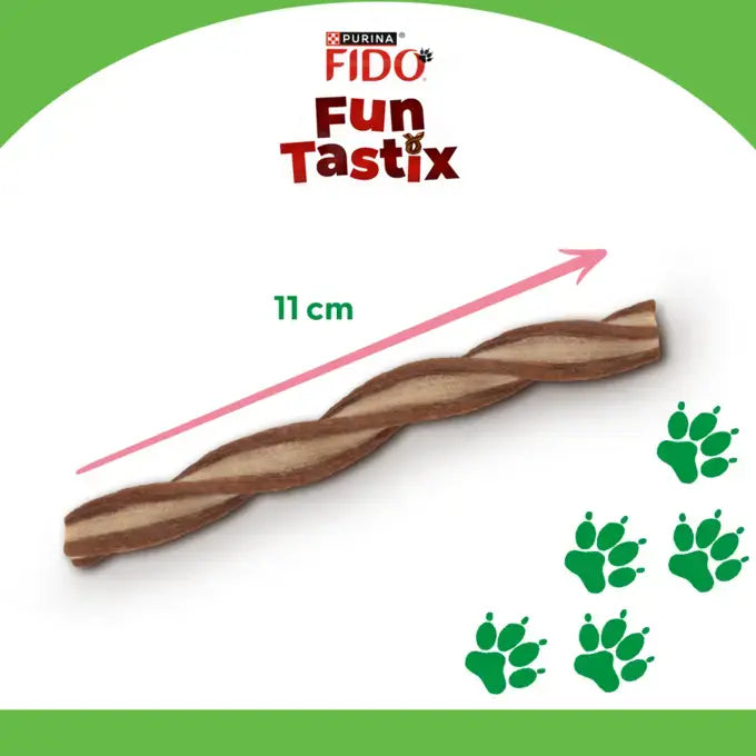 FIDO® FunTastix goût Bacon et Fromage 150g - Friandise pour chien