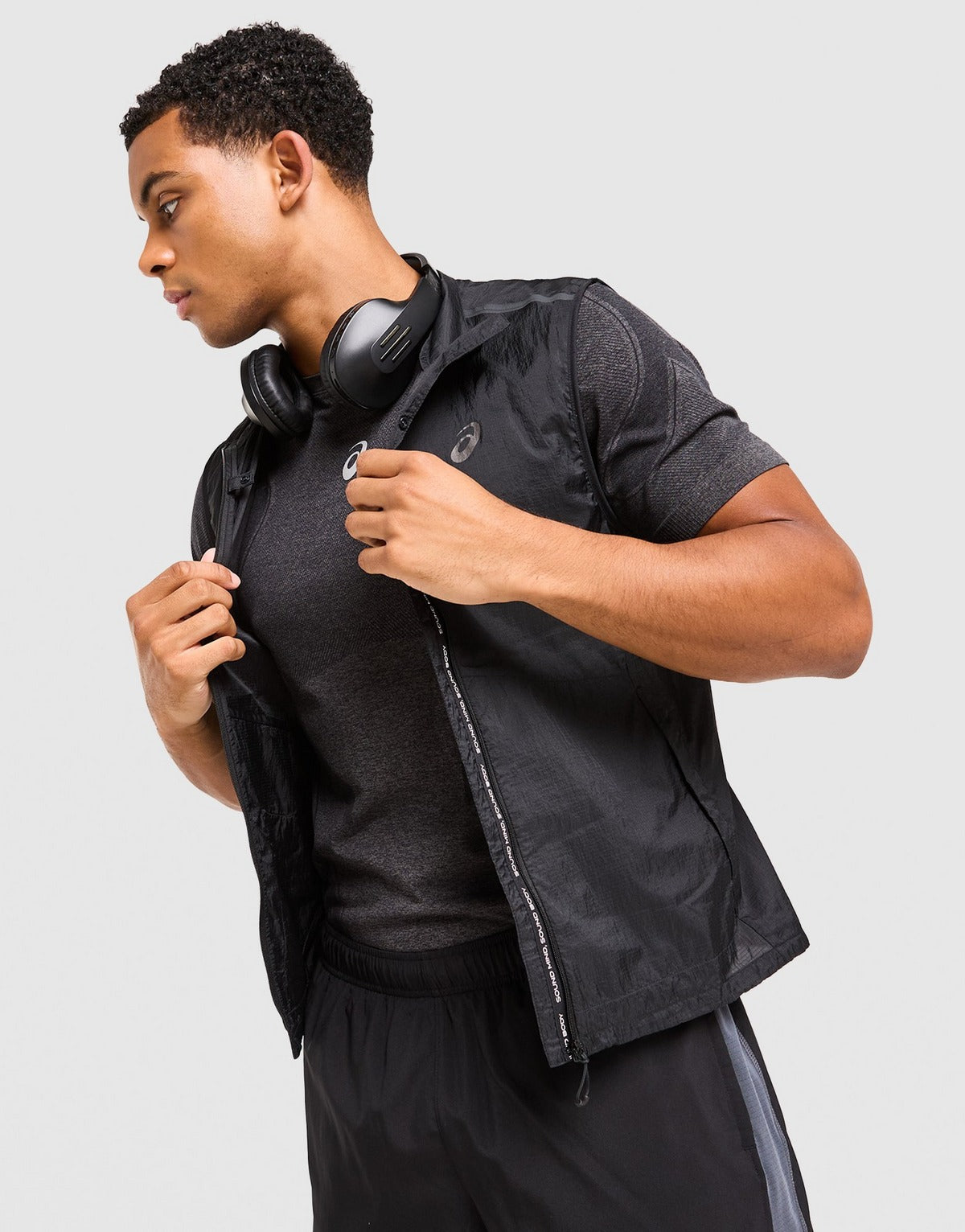 ASICS Gilet Metarun – Noir