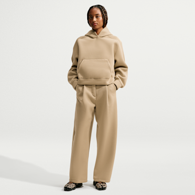 Nike Pregame Fleece – Pantalón amplio de talle medio para mujer