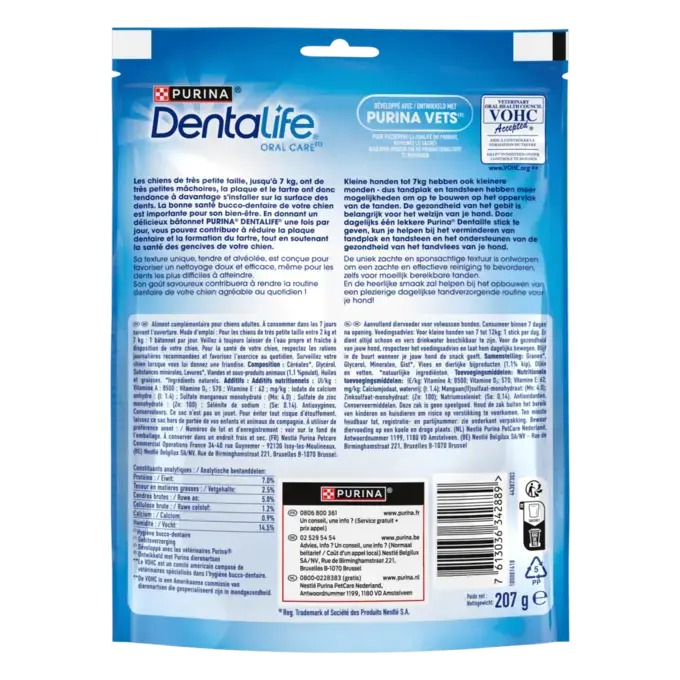 DENTALIFE® Daily Très Petit Chien (2-7kg) - Bâtonnets à mâcher