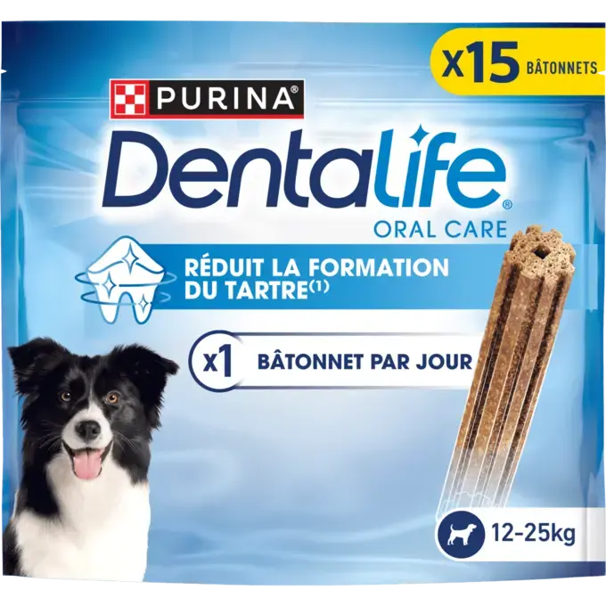 DENTALIFE® Daily Moyen Chien (12-25kg) - Bâtonnets à mâcher