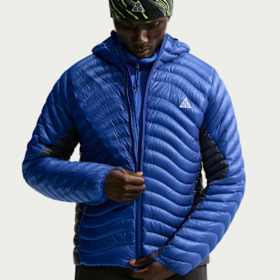 ACG Lava Flow Ultralight – Veste en duvet Therma-FIT ADV pour homme – Old Royal/Gridiron/Game Royal/Summit White