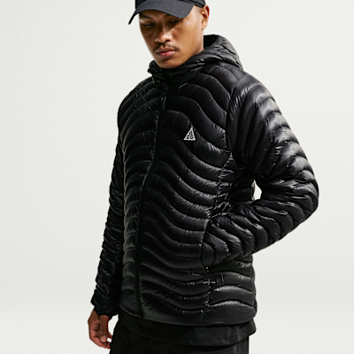 ACG Lava Flow Ultralight – Veste en duvet Therma-FIT ADV pour homme – Noir/Noir/Noir/Summit White