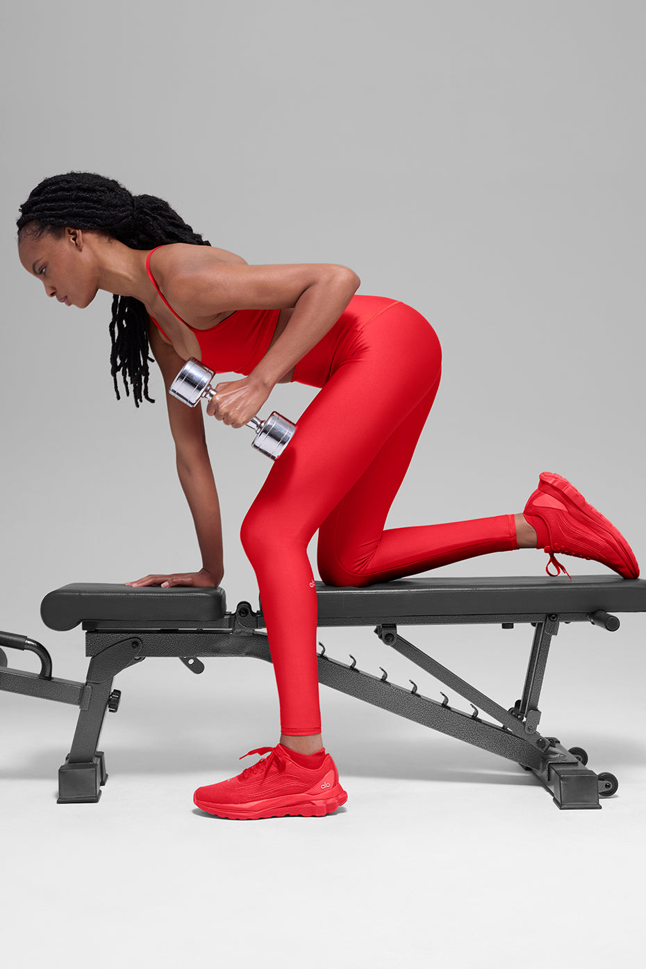 Legging Taille Haute Airlift Winter Warm - Bright Red