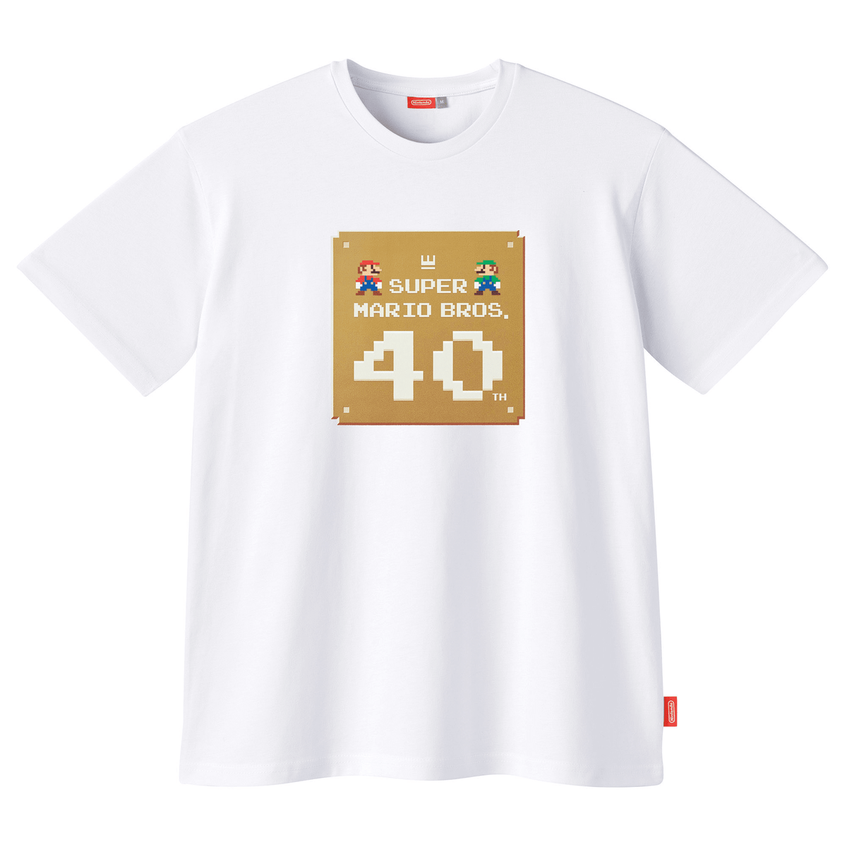 T-shirt Super Mario Bros. 40th (blanc)